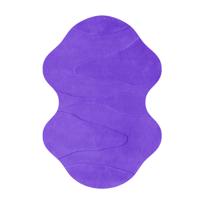 Big Magma rug violet design