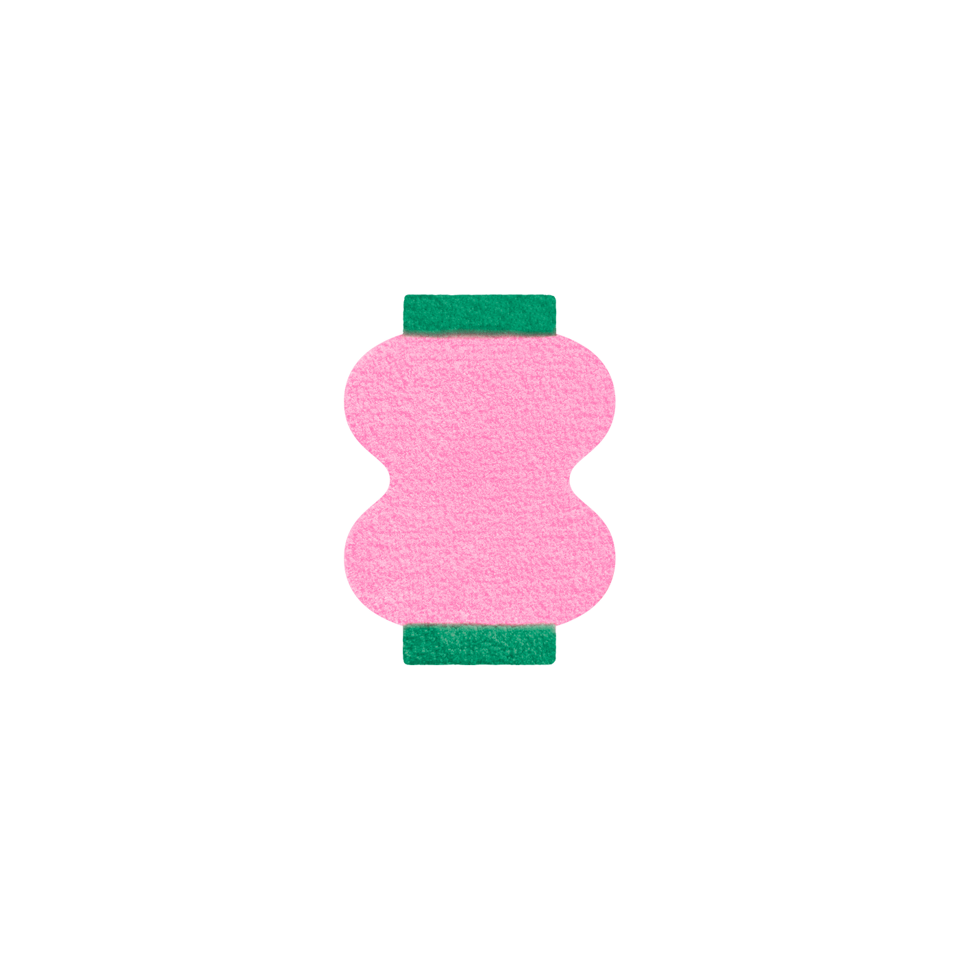LANTERN - Rose / Vert émeraude